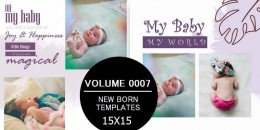 New Born Templates 15X15 - 0007